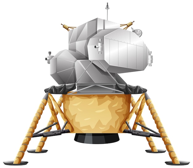Vecteur gratuit module lunaire apollo 11