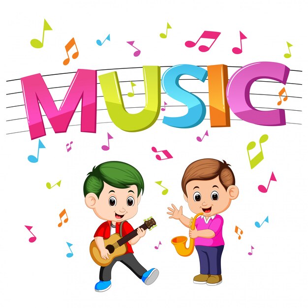 Spectacle  De Musique  Avec Groupe D enfants Jouant Du Rock 
