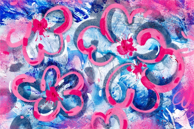 Motif aquarelle abstrait