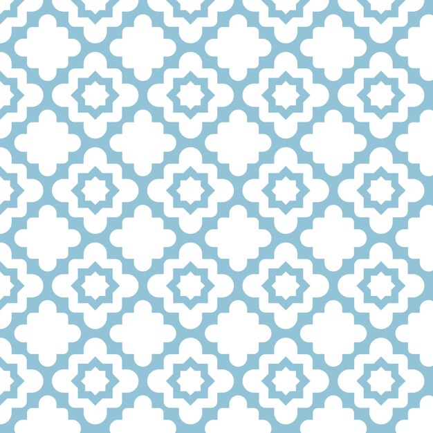 Motif arabesque complexe design plat