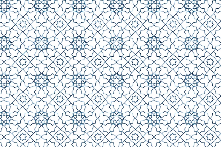 Vecteur gratuit motif arabesque créatif design plat