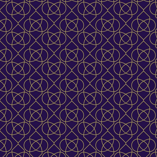 Motif arabesque créatif design plat