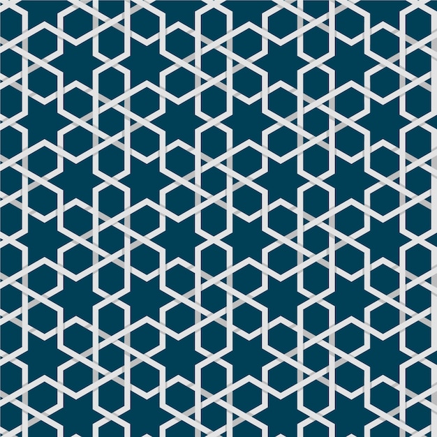 Motif arabesque créatif design plat