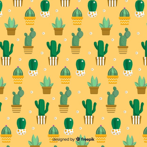 Motif de cactus