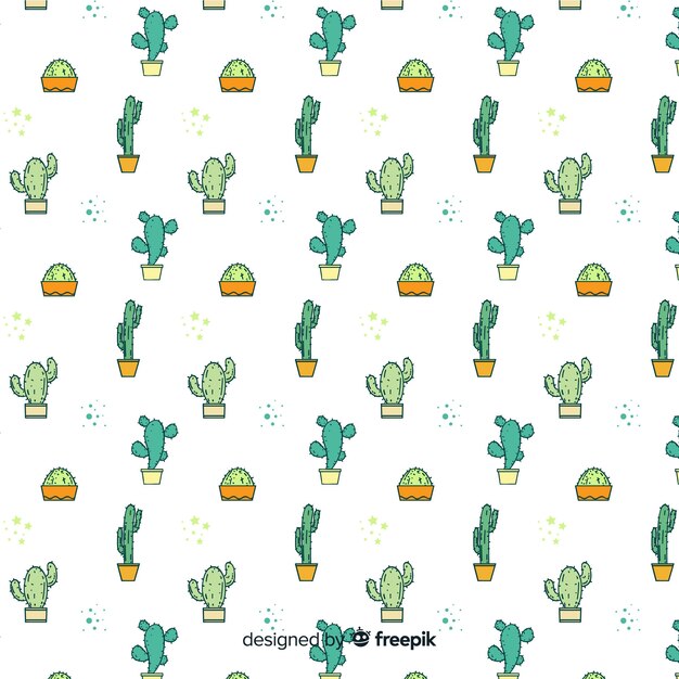 Motif de cactus