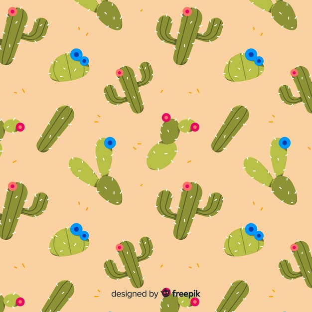 Motif de cactus