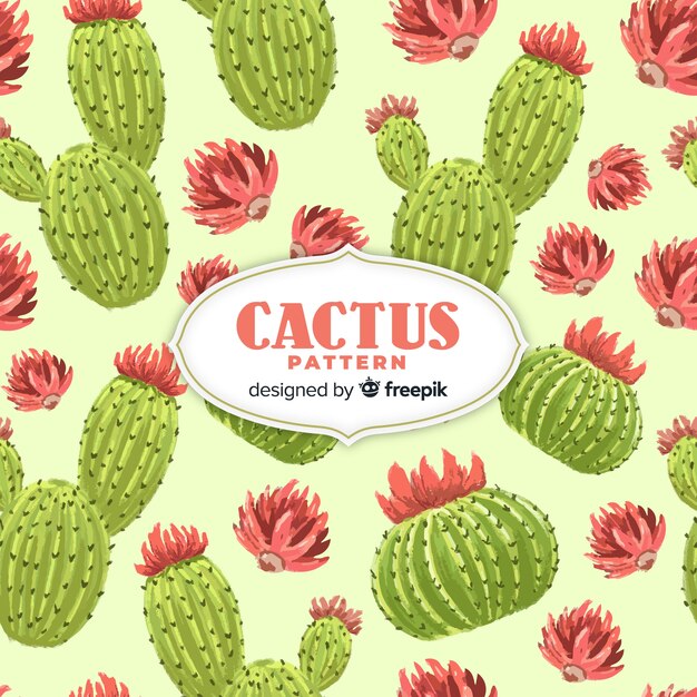 Motif de cactus