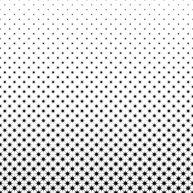 Motif étoiles noir et blanc - illustration géométrique de fond de vecteur d&#39;octagram