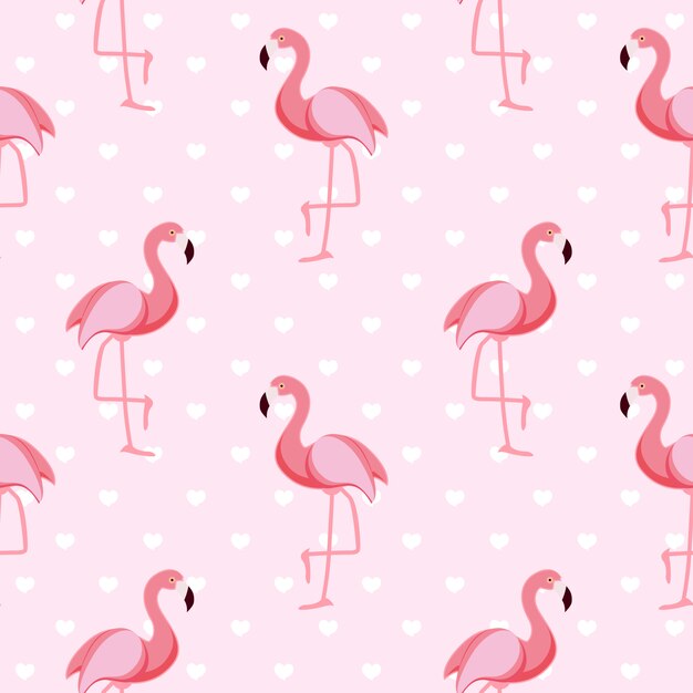 Flamant Rose Une Jambe Realiste Vecteur Gratuite