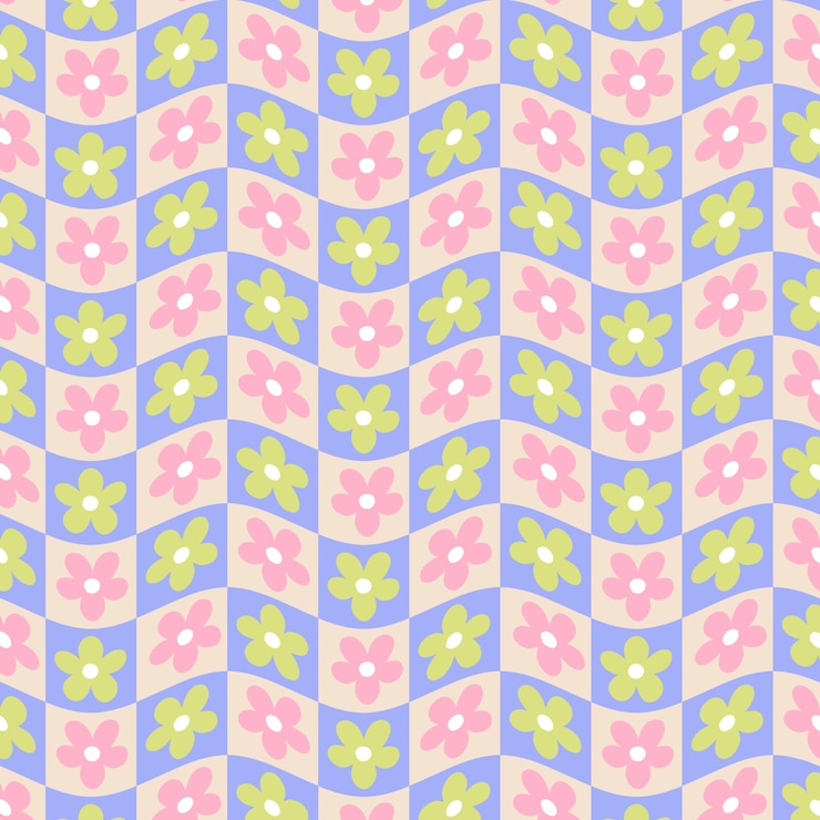 Vecteur gratuit motif de fleurs dessiné à la main