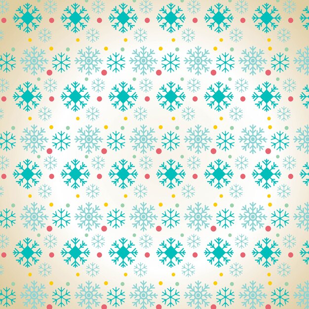 Motif de flocon de neige de Noël