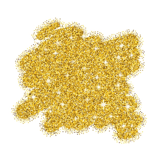 Motif de fond abstrait tache de paillettes d'or pour affiche