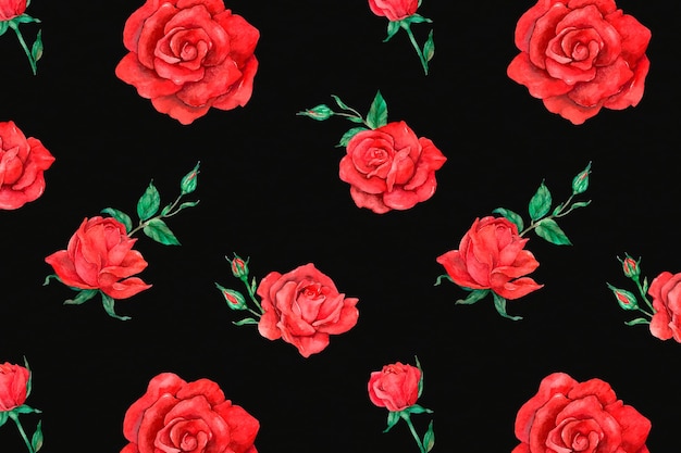 Motif de fond rose rouge