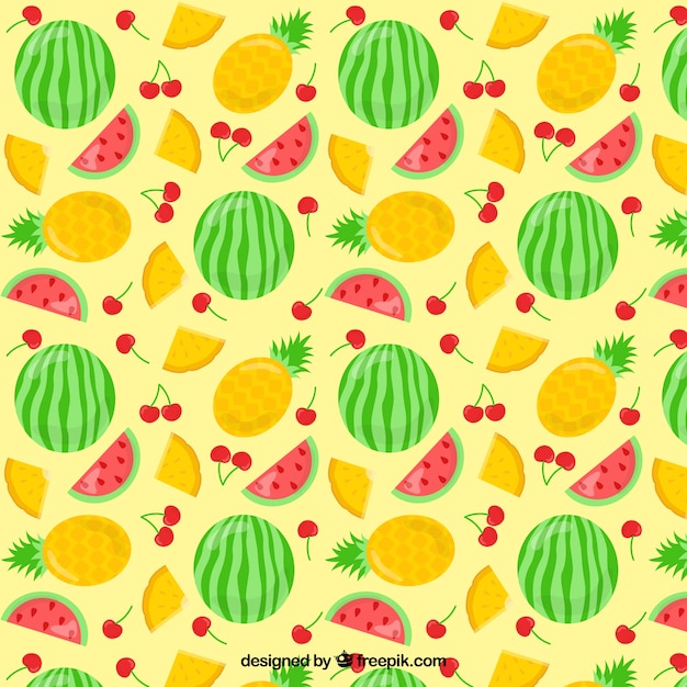 Motif De Fruits D'été