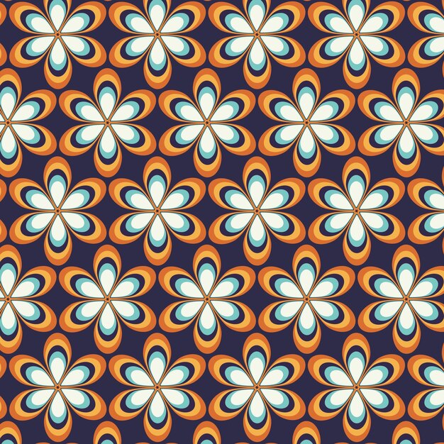 Motif géométrique groovy