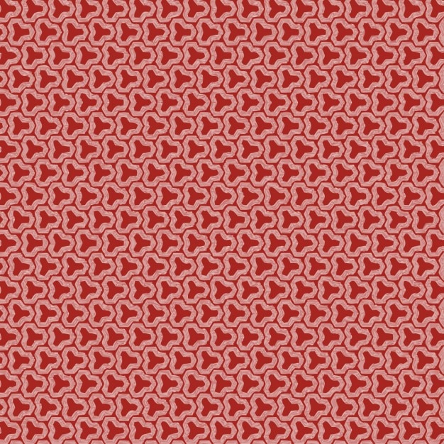 Motif Géométrique Rouge