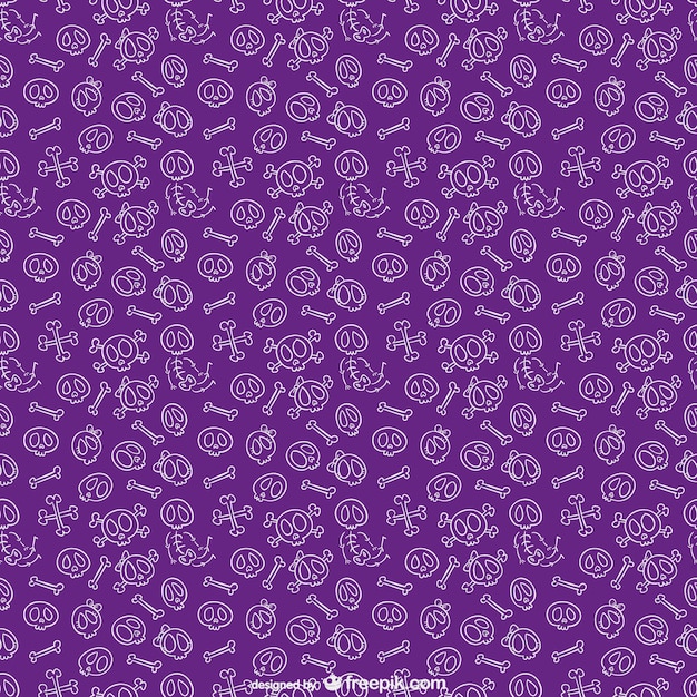 Motif Halloween Violet