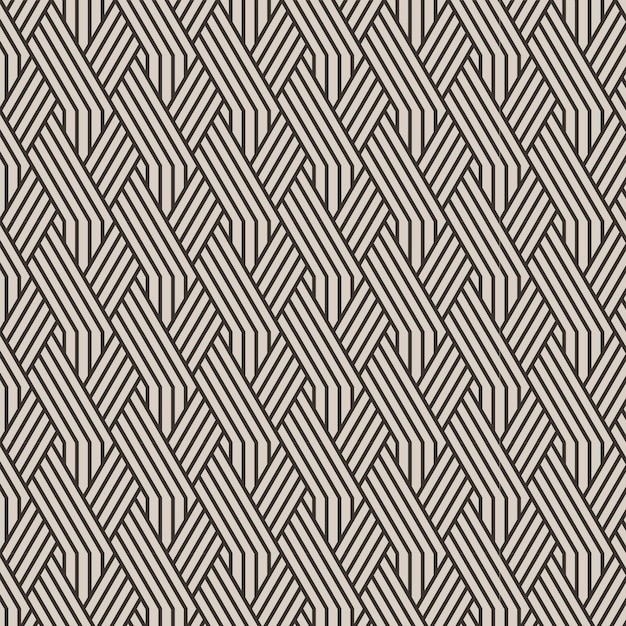 Motif de lignes abstraites design plat linéaire