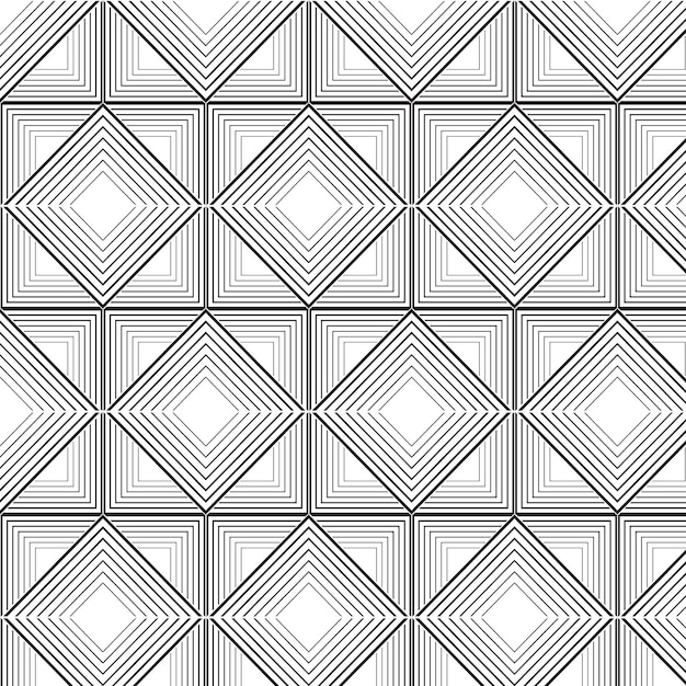 Vecteur gratuit motif de lignes abstraites plat linéaire