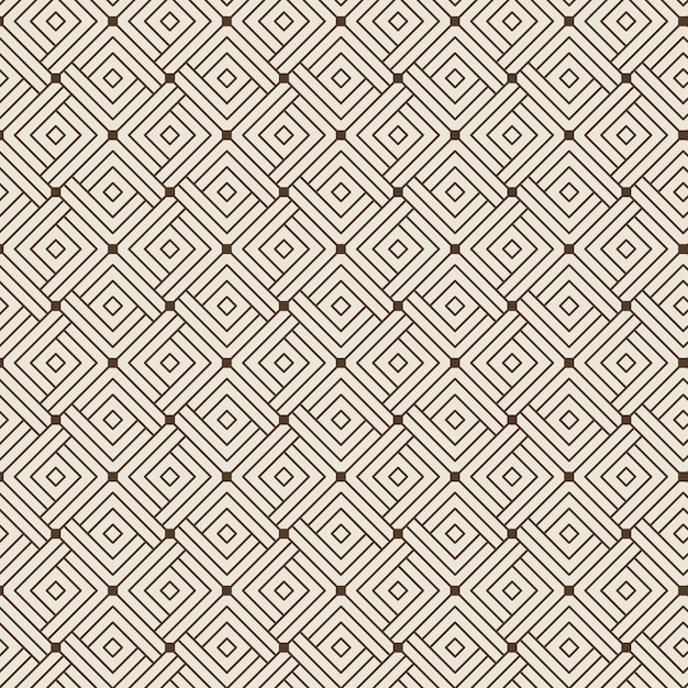 Motif de lignes abstraites plat linéaire