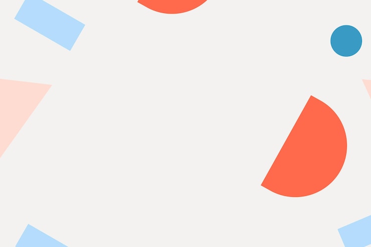 Vecteur gratuit motif memphis coloré sur papier peint blanc cassé