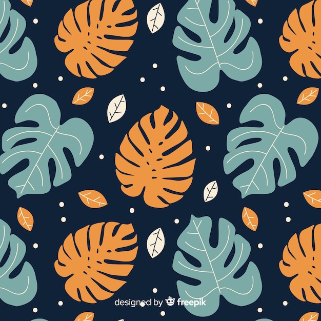 Motif Monstera