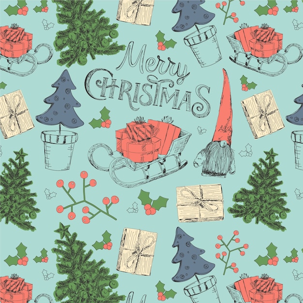 Motif De Noël Vintage