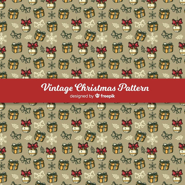 Motif De Noël Vintage