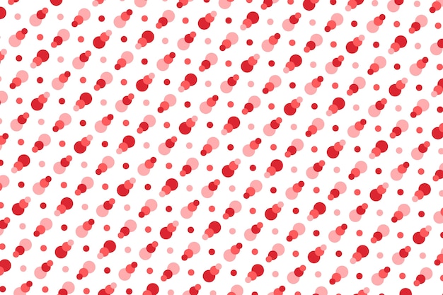 Motif à pois rouge design plat