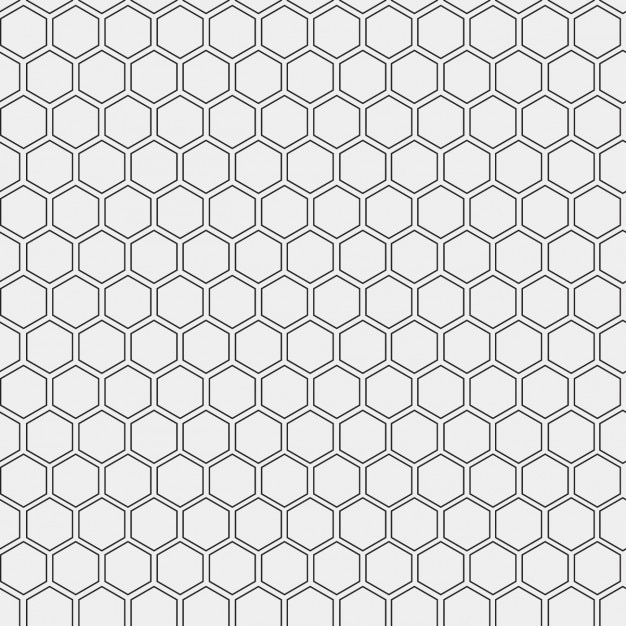 Vecteur gratuit motif réalisés avec des hexagones décrites