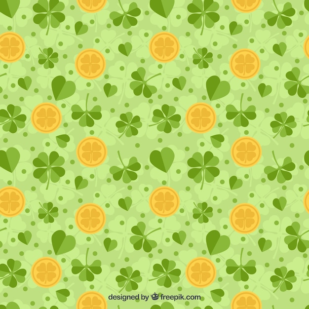 Motif Saint Patrick Day Clover