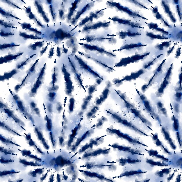 Motif shibori aquarelle