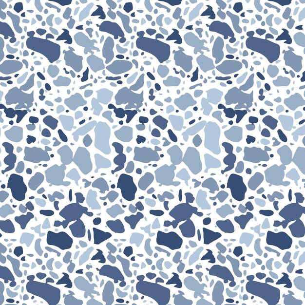 Motif terrazzo monochromatique plat bio