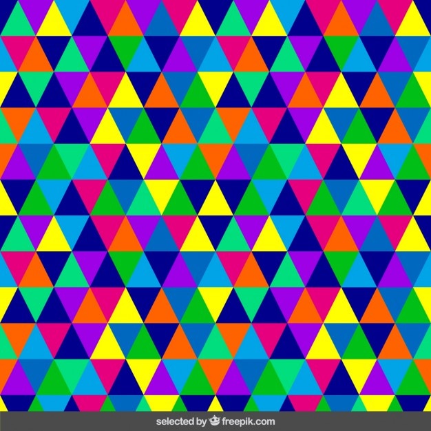 Vecteur gratuit motif triangulaire homogène
