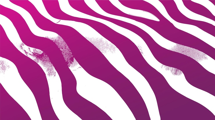 Vecteur gratuit motif de zèbre de couleur violette