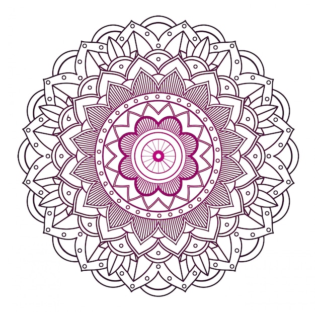 Vecteur gratuit motifs de mandala