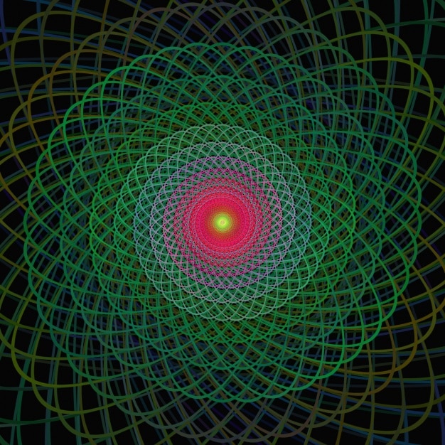 Vecteur gratuit multicolor fond fractal