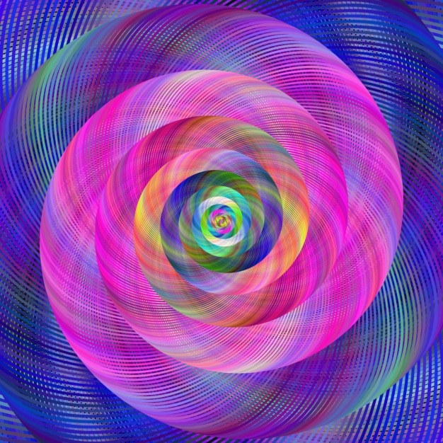 Multicolor Fond Fractal