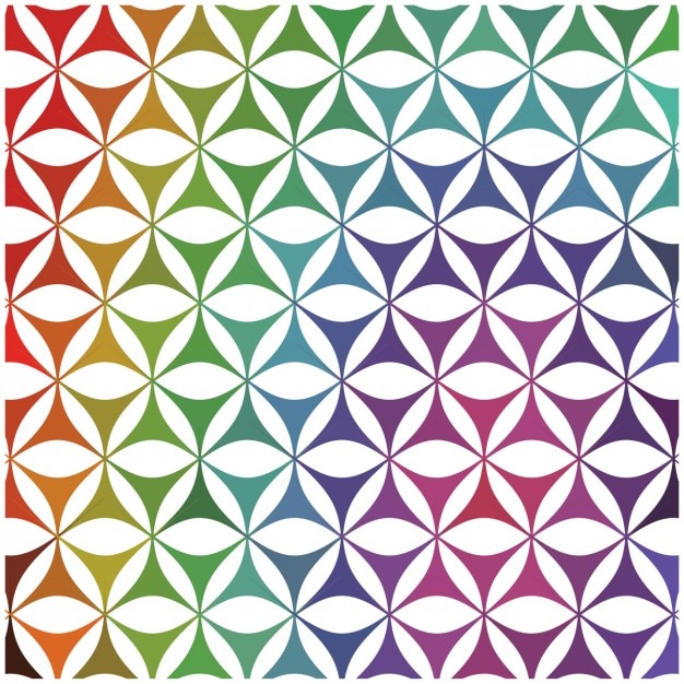 Vecteur gratuit multicolor avec des formes abstraites de fond