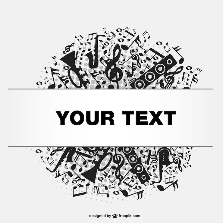 Vecteur gratuit musique vecteur de fond graphique gratuit