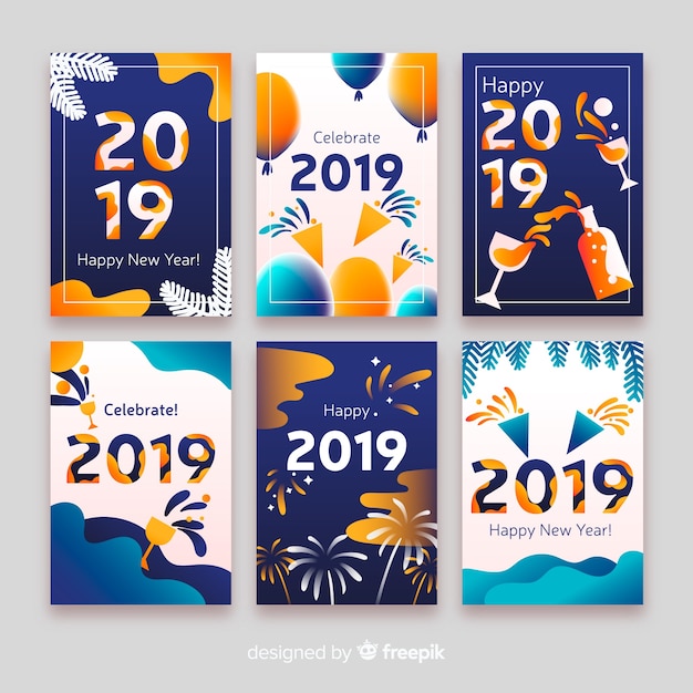 Nouvel An 2019 Cartes