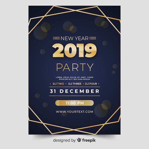 Nouvel An 2019 Flyer Du Parti