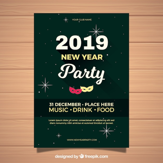 Nouvel An 2019 Party Flyer