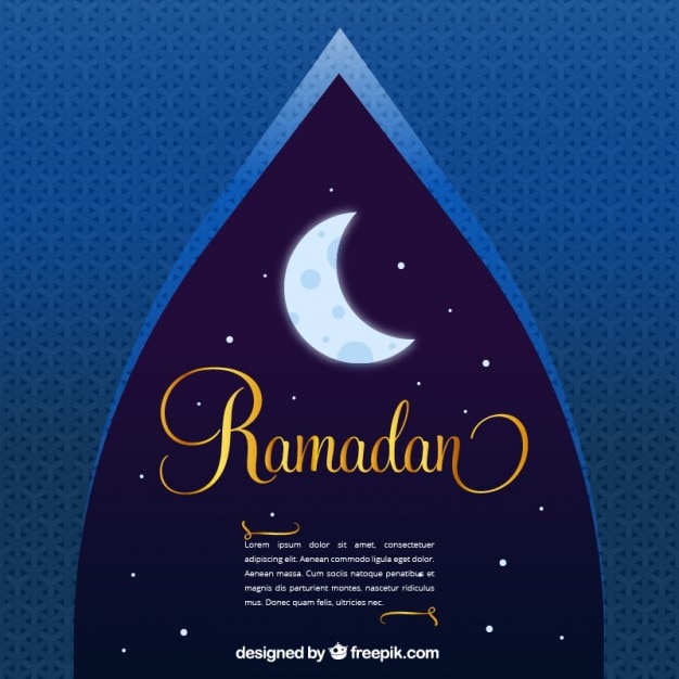 Nuit Décoratif Fond Ramadan