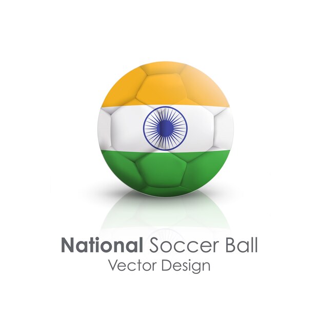 Objet de ballon national footballball mundial ball