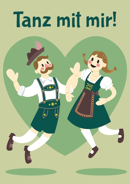 Oktoberfest Couple Saut