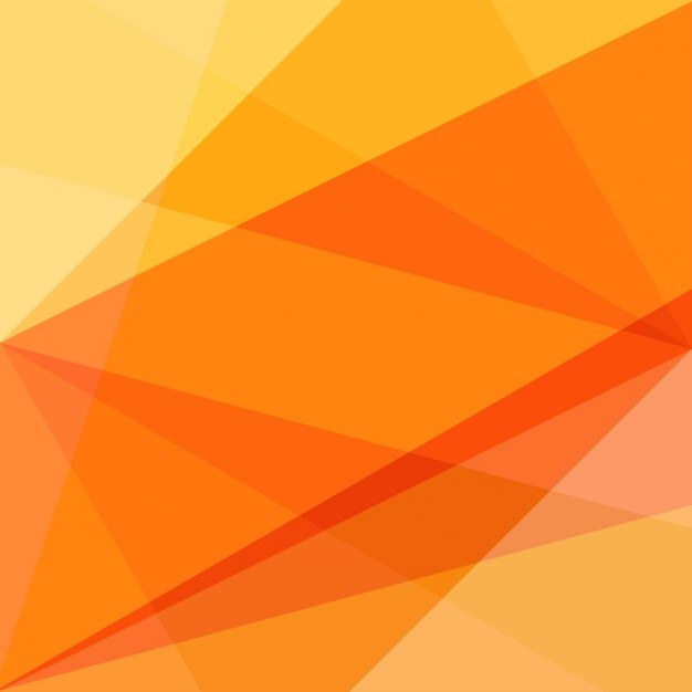 Vecteur gratuit orange fond géométrique