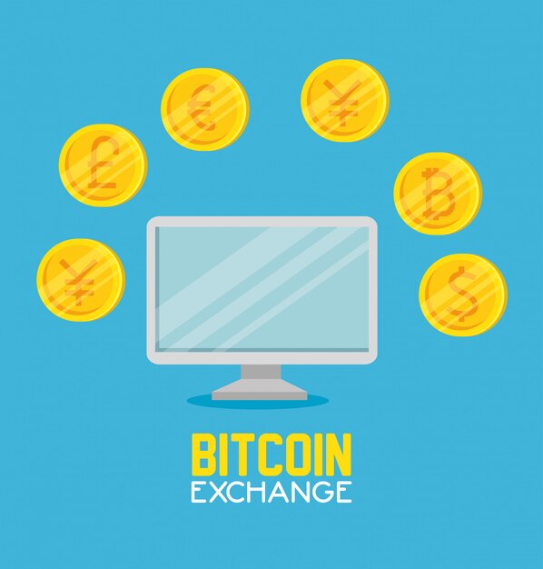 Ordinateur avec échange de devises bitcoin