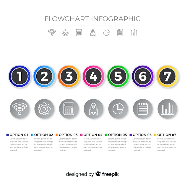 Organigramme infographique