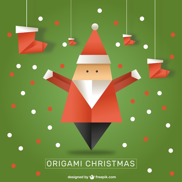 Origami Père Noël